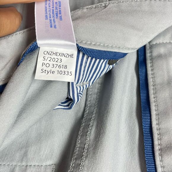 Southern Tide Sullivan 5-Pocket Men's W36 L30 Soft, Flexible Grey Chino Pants - Picture 13 of 13